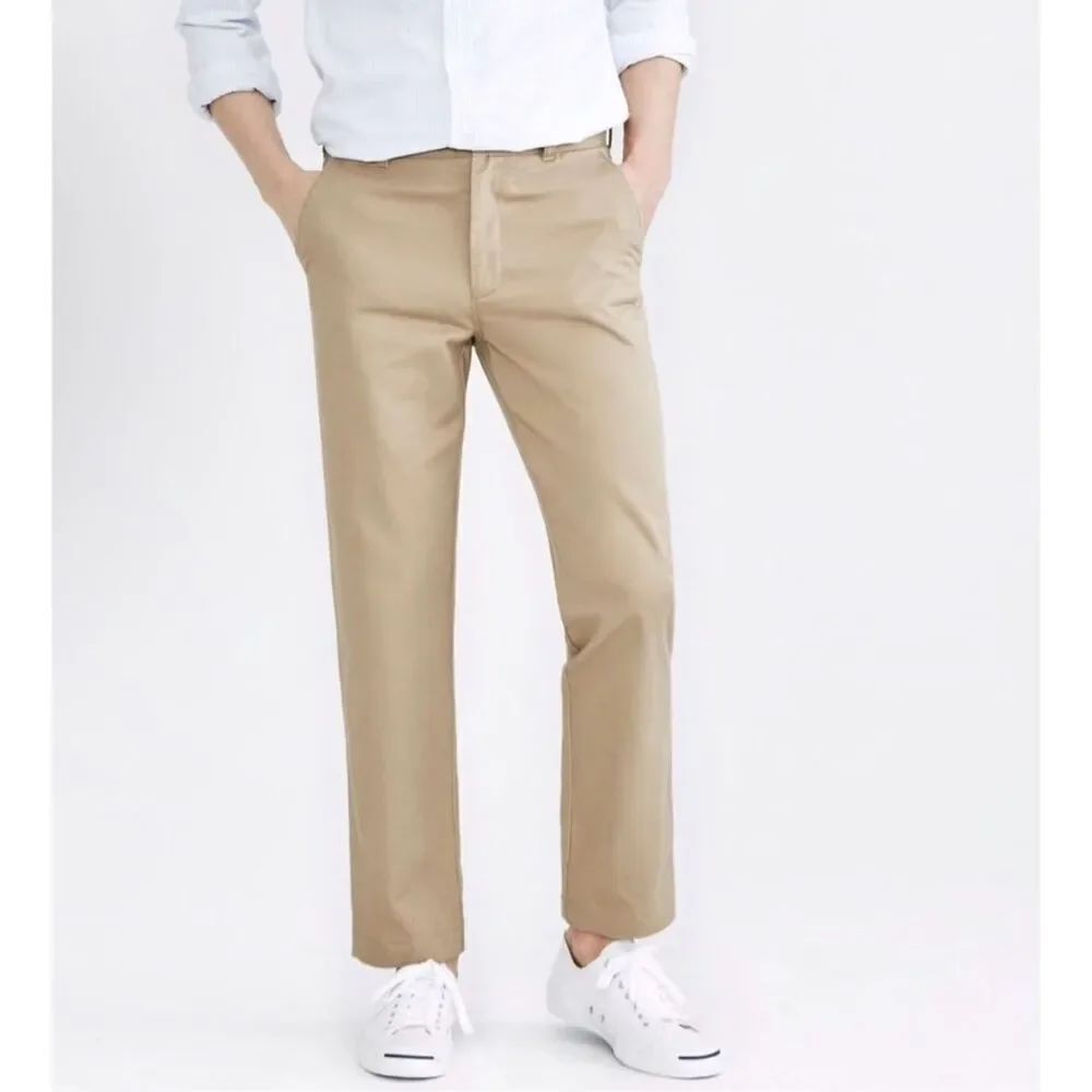 ✨J.Crew Tan Khaki Broken in Chino The Sutton Men's Casual Dress Sz 31x30 Pants✨